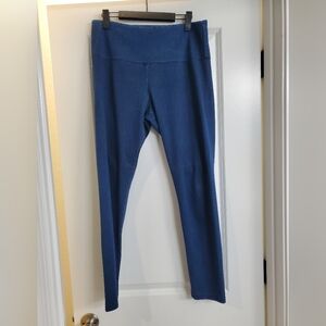 Deep Blue Denim Leggings